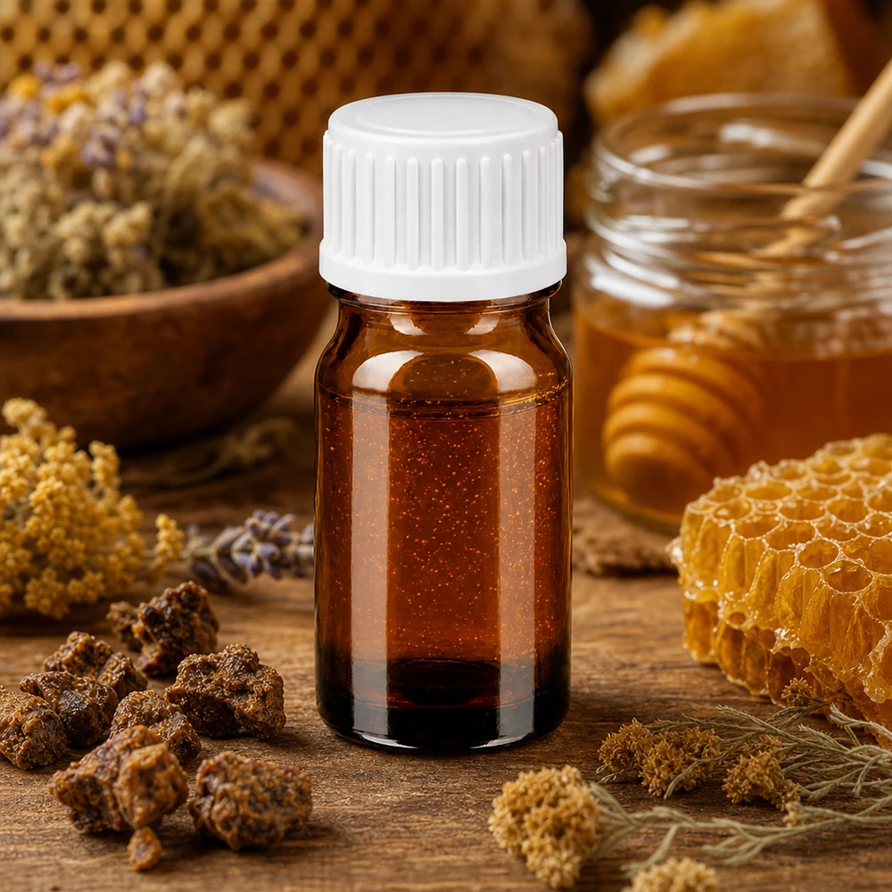 Butelka z zakraplaczem 5 ml 0,9 mm biała STD BrownLine UT18/5 Wysokiej jakości butelka z zakraplaczem o pojemności 5 ml wykonana z bursztynowego szkła chroniącego przed promieniowaniem UV z białą zakrętką zabezpieczającą przed dziećmi.