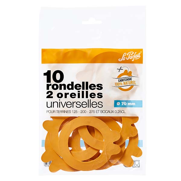 Bag 10 Standard Seal 70 mm Le Parfait® Super Bag 10 Standard Seal 70 mm Le Parfait® Super
