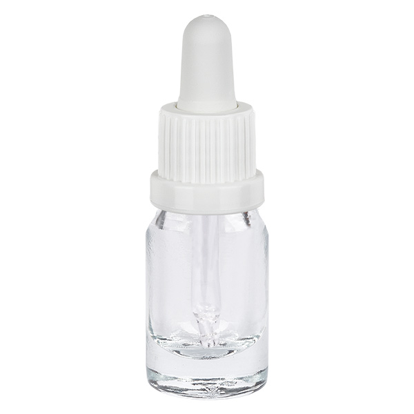 Butelka z pipetą 5 ml biała OV ClearLine UT18/5 Butelka z pipetą 5 ml biała OV ClearLine UT18/5