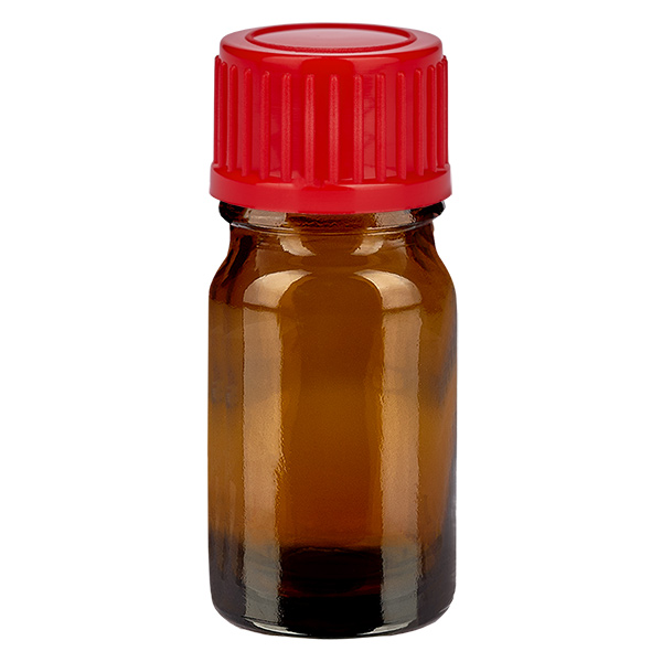 Butelka 5 ml 11 mm SV czerwony STD BrownLine UT18/5