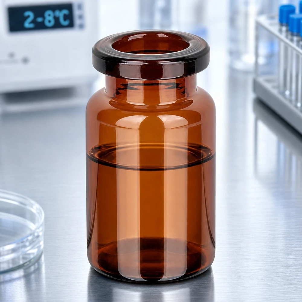 Butelka iniekcyjna z bursztynowego szkła 5 ml Hochwertige Braunglas Vials 5ml für aseptische Abfüllung von Injektionspräparaten