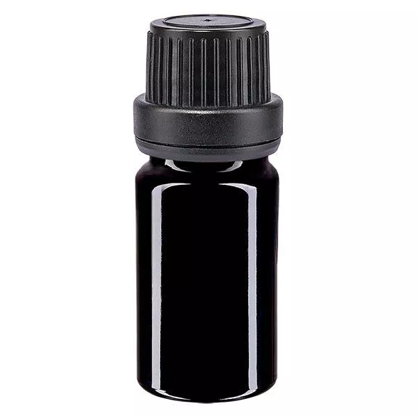 Butelka apteczna viol. 5ml kroplówka v. Pr. 2mm czarny OV