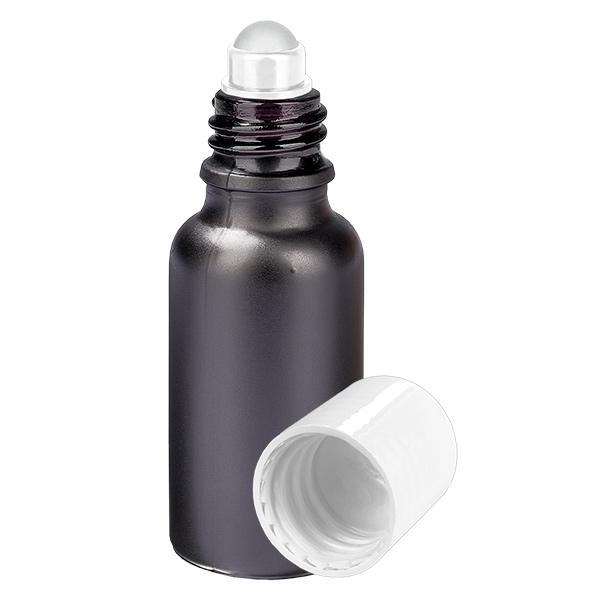 Butelka roll-on 20 ml bia&#322;a STD BlackLine UT18/20