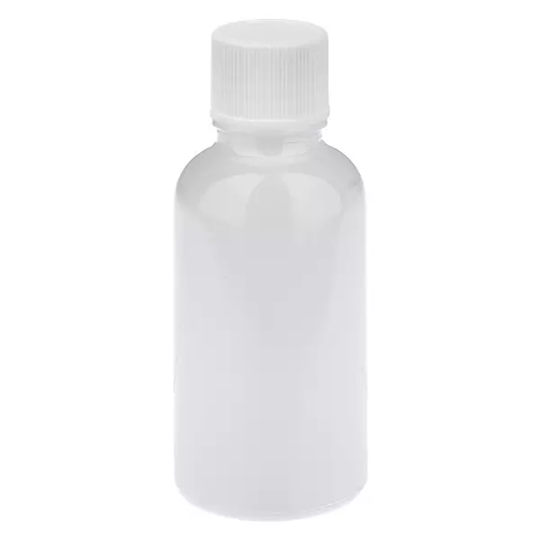 Butelka 30 ml, zakrętka 11 mm, biała, standardowa WhiteLine UT18/30 Butelka 30 ml, zakrętka 11 mm, biała, standardowa WhiteLine UT18/30