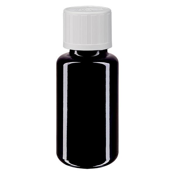 Butelka apteczna viol. 20ml zakraplacz bia&#322;y KiSi St