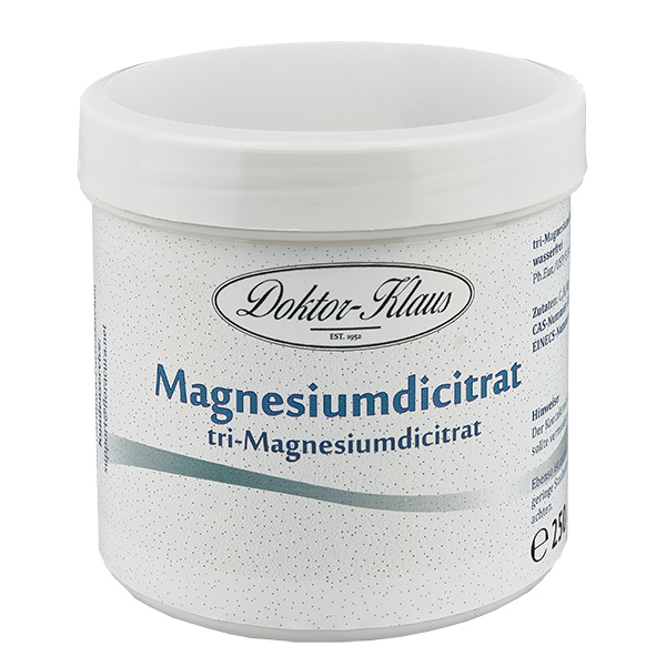 250 g bezwodnego dicytrynianu trójmagnezowego Doktor-Klaus 250 g bezwodnego dicytrynianu trójmagnezowego Doktor-Klaus