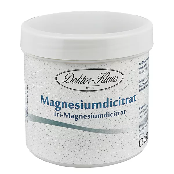 250 g bezwodnego dicytrynianu trójmagnezowego Doktor-Klaus 250 g bezwodnego dicytrynianu trójmagnezowego Doktor-Klaus