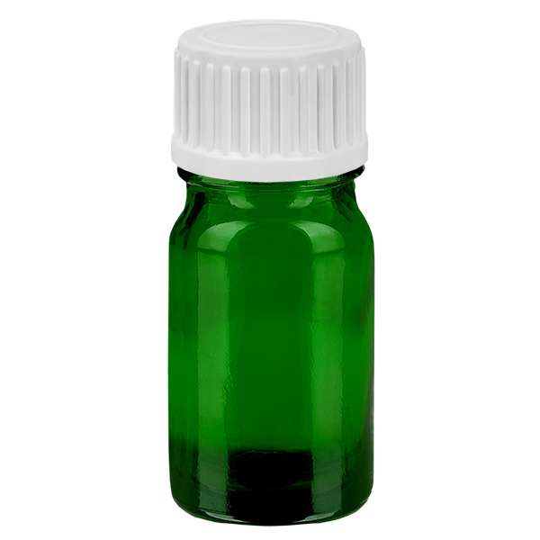 5 ml butelka (globul) 3 mm GR z przezroczystym korpusem STD GreenLine UT18/5