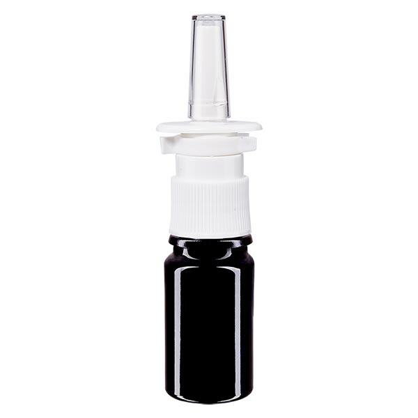 Butelka apteczna viol. 5ml atomizer do nosa biały St Butelka apteczna viol. 5ml atomizer do nosa biały St