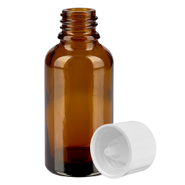 30 ml butelka z kroplomierzem 1,2 mm bia&#322;a STD KiSi BrownL. UT18/30