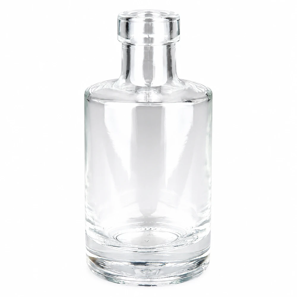 200ml szklana butelka Marie bez nakrętki UNiTWIST przezroczysta pusta na białym tle Zdjęcie produktu