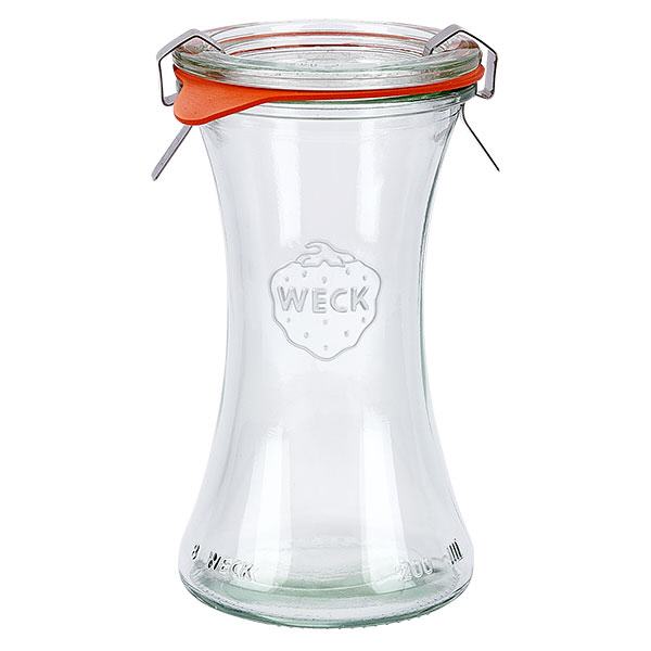 S&#322;oik delikatesowy 200ml kompletny WECK RR60