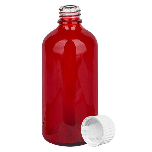 Butelka z zakraplaczem 100 ml 0,9 mm biała STD RedLine UT18/100 Butelka z zakraplaczem 100 ml 0,9 mm biała STD RedLine UT18/100