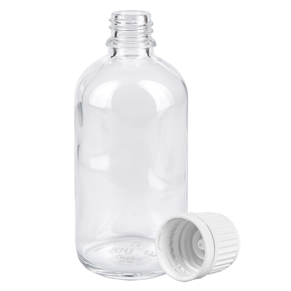 Butelka 100 ml 11 mm SV biała OV ClearLine UT18/100 Butelka 100 ml 11 mm SV biała OV ClearLine UT18/100