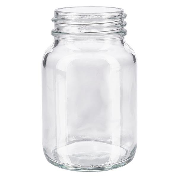 Butelka z szeroką szyjką 250 ml z przezroczystego szkła Butelka z szeroką szyjką 250 ml z przezroczystego szkła