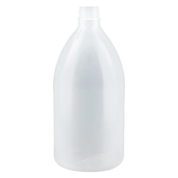 Butelka laboratoryjna 1000 ml z wąską szyjką bez zakrętki Butelka laboratoryjna 1000 ml z wąską szyjką bez zakrętki