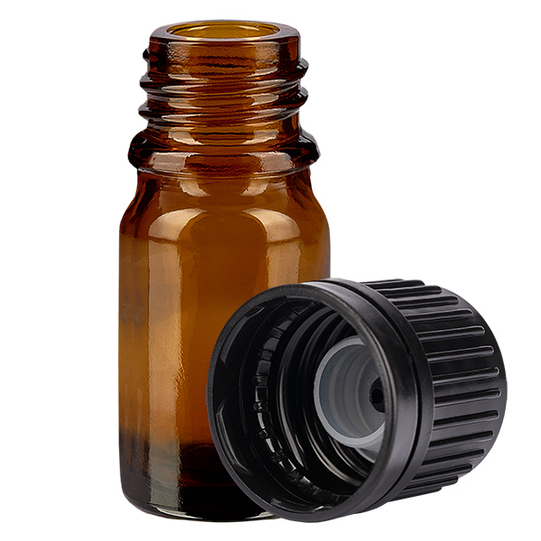 Butelka (globulowa) 5 ml 3 mm GR s. OV BrownLine UT18/5