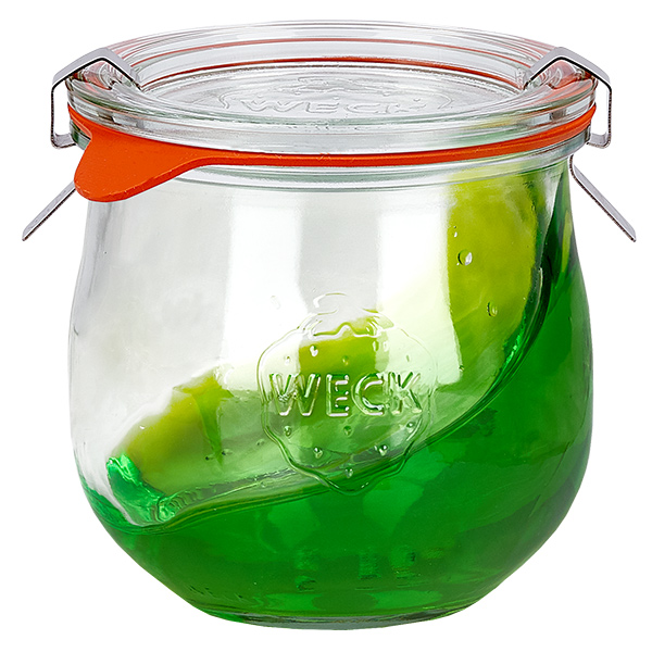 Zestaw 24 słoików Weck Słoik tulipan o pojemności 370 ml z 24 szklanymi pokrywkami Zestaw 24 słoików Weck Słoik tulipan o pojemności 370 ml z 24 szklanymi pokrywkami