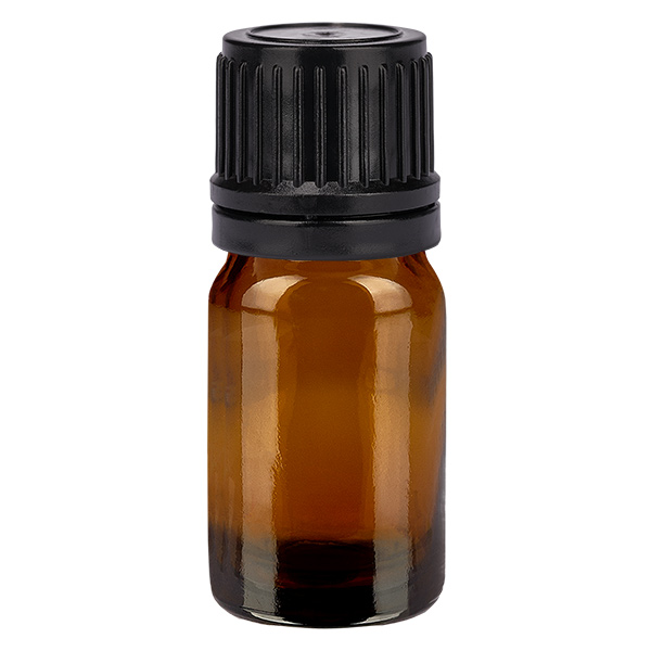 Butelka 5 ml 11 mm SV czarna OV BrownLine UT18/5