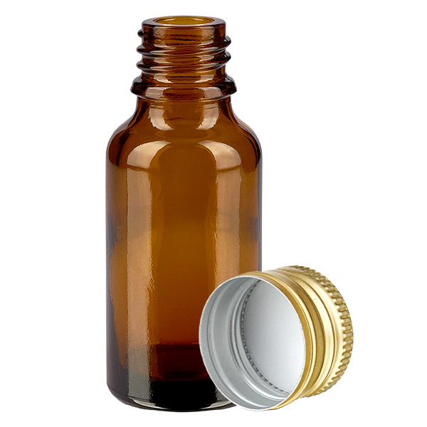 Butelka 20 ml 11 mm SV aluminiowo-z&#322;ota STD BrownL. UT18/20