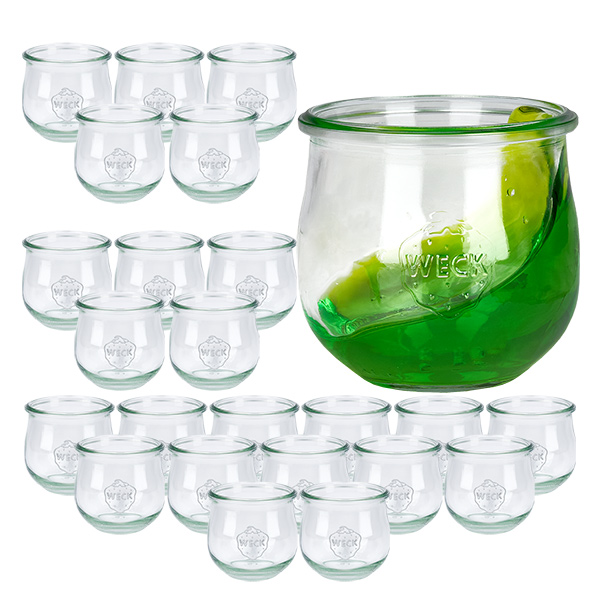 Zestaw 24 słoików Weck 370 ml, słoik tulipanowy Zestaw 24 słoików Weck 370 ml, słoik tulipanowy