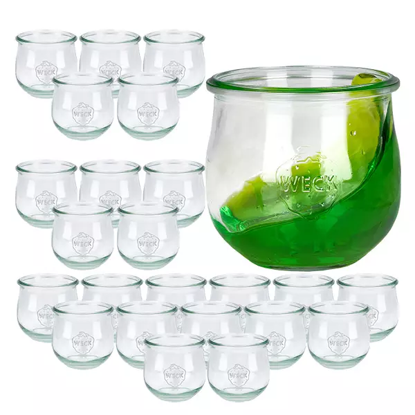 Zestaw 24 słoików Weck 370 ml, słoik tulipanowy Zestaw 24 słoików Weck 370 ml, słoik tulipanowy
