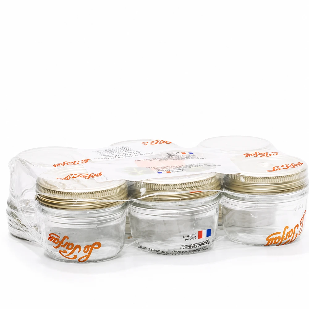 245ml Sturzglas "Familia Wiss" 2-teiliges Deckelsystem Le Pa Słoiki do przetworów Familia Wiss 245 ml z 2-częściową pokrywką Le Parfait zestaw 6 sztuk