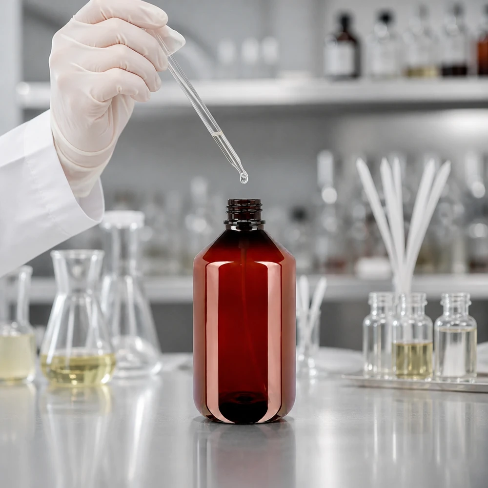 Butelka PET 500ml z atomizerem biała Wiederbefüllbare 500ml PET Flasche mit weissem Zerstäuber für Aromatherapie und Raumduft