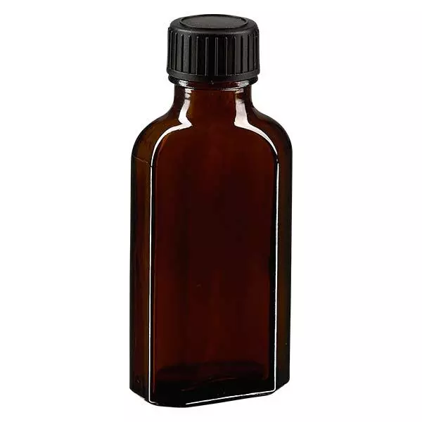 50 ml Brązowa zakrętka Meplat z dyskiem uszczelniającym z EPE