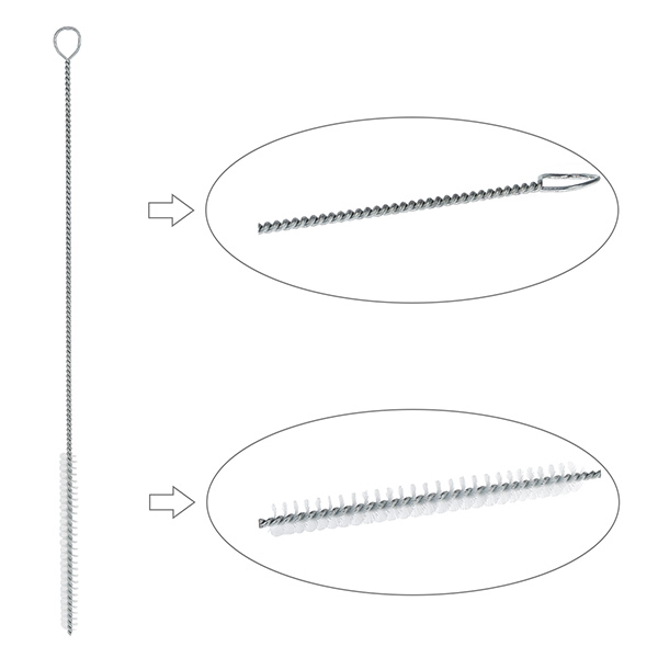 Szczotka czyszcząca okrągła rozmiar L z oczkiem 8 mm. Idealna do czyszczenia pipet i lejków. Wykonana z nylonowego włosia. Całkowita długość 27 cm. Szczotka czyszcząca okrągła rozmiar L z oczkiem 8 mm. Idealna do czyszczenia pipet i lejków. Wykonana z nylonowego włosia. Całkowita długość 27 cm.
