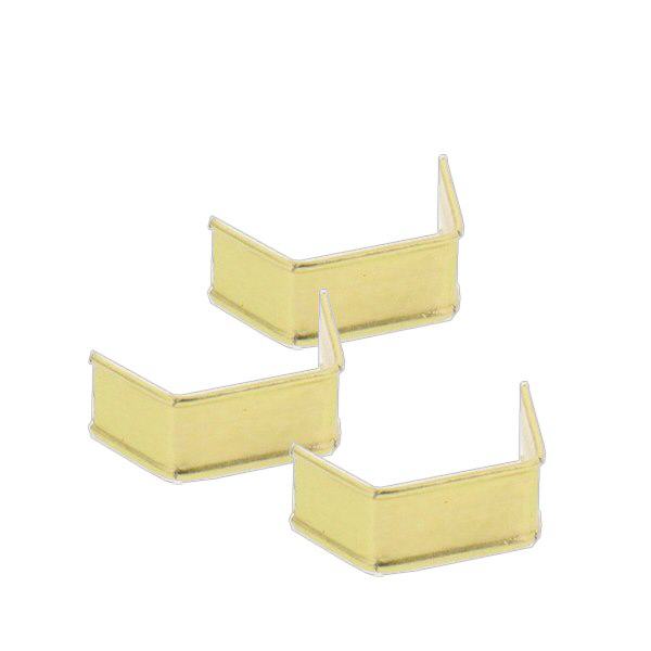 Złoty klips do opasek (opakowanie 100 sztuk) 33 mm. Wykonane ze złotego papieru i drucianej wkładki. Gotowe do użycia po zgięciu. 7x33mm. Złoty klips do opasek (opakowanie 100 sztuk) 33 mm. Wykonane ze złotego papieru i drucianej wkładki. Gotowe do użycia po zgięciu. 7x33mm.