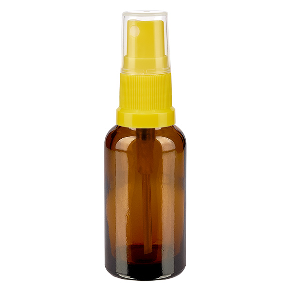 30 ml butelka ze spryskiwaczem &#380;&#243;&#322;ta/przezroczysta STD BrownLine UT18/30