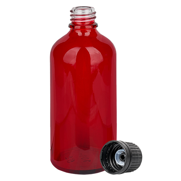 Butelka 100ml (globulka) 8mm GR s. OV RedL. UT18/100 Butelka 100ml (globulka) 8mm GR s. OV RedL. UT18/100