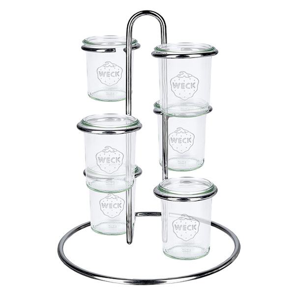 Stojak do serwowania Vertico6 na 6 kubk&#243;w WECK