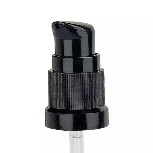 Pompka dozownika w kolorze czarnym (DIN18, UT18) ze standardową nasadką. Do butelek farmaceutycznych ApoGlas®, UNiTWIST® i Miron® 5-100 ml z gwintem 18 mm. Pompka dozownika w kolorze czarnym (DIN18, UT18) ze standardową nasadką. Do butelek farmaceutycznych ApoGlas®, UNiTWIST® i Miron® 5-100 ml z gwintem 18 mm.