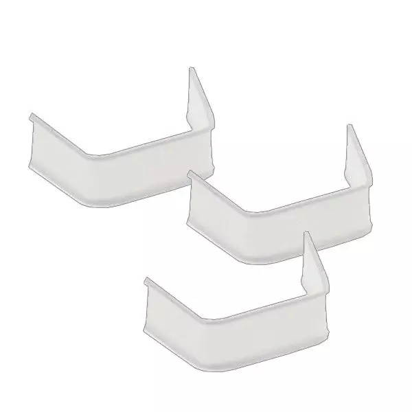 Biała taśma spinająca U-clip (opakowanie 100 sztuk) 40 mm. Wykonane z białego papieru i drucianej wkładki. Gotowy do użycia po zgięciu. 7x40mm.