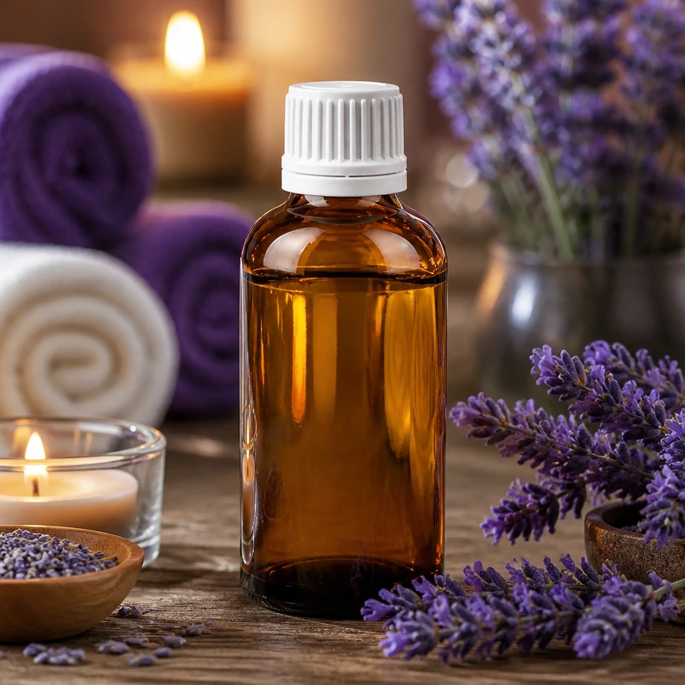Kompaktowa butelka 50 ml z zakrętką 11 mm idealna do aromaterapii i produktów wellness