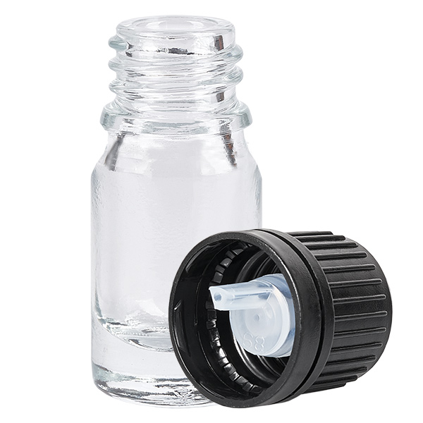 Butelka z zakraplaczem 5 ml 1 mm czarna OV ClearLine UT18/5