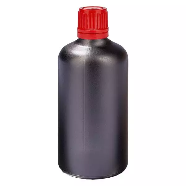 Butelka 100 ml 11 mm SV czerwona OV BlackLine UT18/100