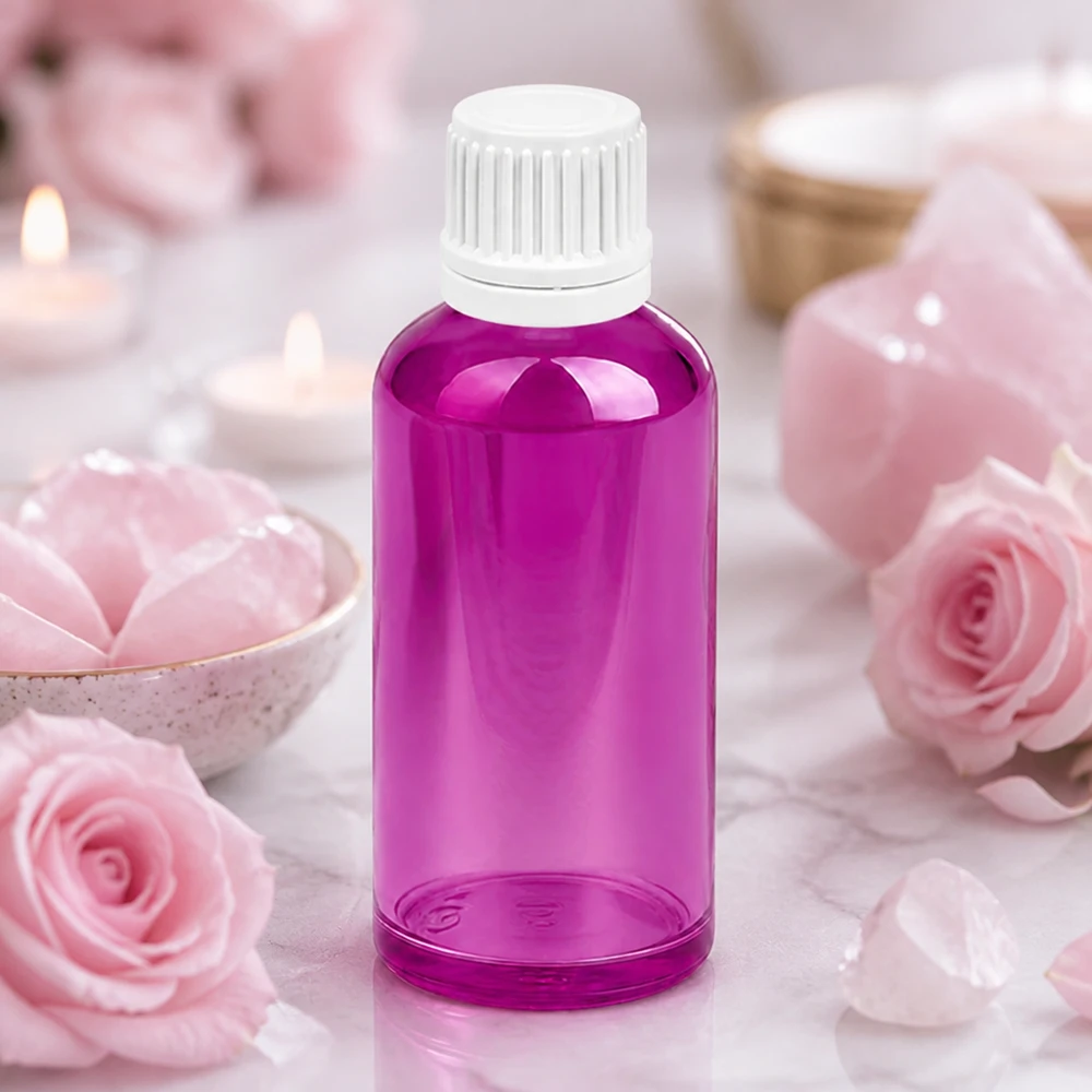 Butelka z zakraplaczem 50 ml 0,7 mm biała Oryginalna zakrętka PurpleLine UT18/50 50 ml butelka z zakraplaczem w kolorze fioletowym o ergonomicznym kształcie ułatwiającym obsługę i dozowanie.