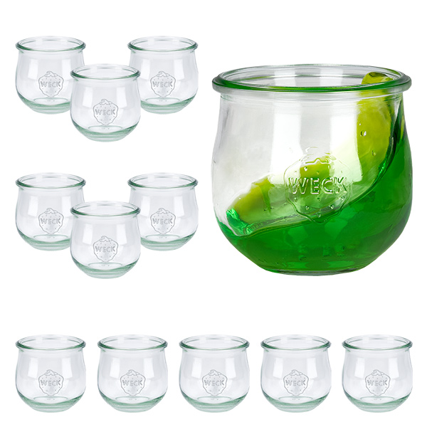 Zestaw 12 słoików Weck 370 ml, słoik tulipanowy Zestaw 12 słoików Weck 370 ml, słoik tulipanowy