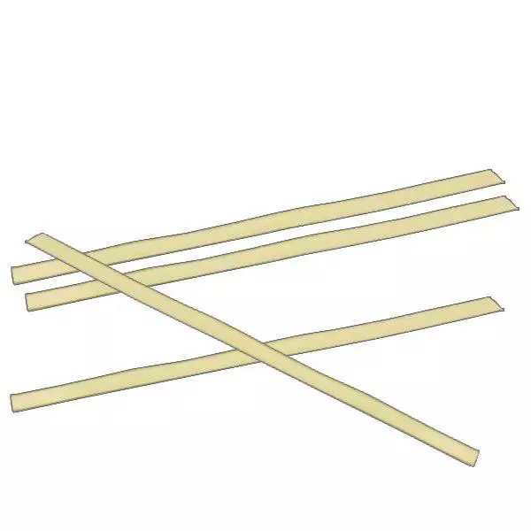 Klips płaski złoty (opakowanie 100 szt.) 180 mm. Wykonane ze złotego papieru. Z wkładką z drutu 0,5 mm. Szerokość 7 mm, długość 180 mm. Klips płaski złoty (opakowanie 100 szt.) 180 mm. Wykonane ze złotego papieru. Z wkładką z drutu 0,5 mm. Szerokość 7 mm, długość 180 mm.