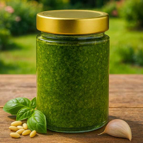 Słoik okrągły 202 ml z pokrywką BasicSeal złota głęboka UN..