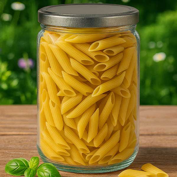 305 ml okrągły słoik z pokrywką BasicSeal srebrną UN..