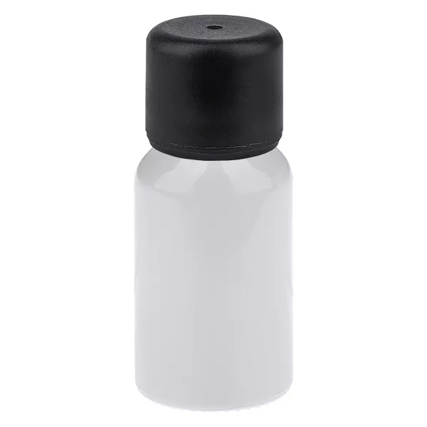 Butelka 10 ml z zakrętką 6 mm, czarna, standardowa WhiteLine UT18/10