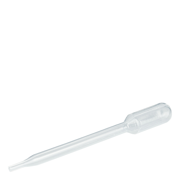 Pipeta transferowa, objętość nominalna: 1 ml, (dł. x szer.): 87 x 10 mm, materiał: LD-PE, przezroczysta, wielkość kropli: 30 µl - 45 µl, 750 sztuk/karton Pipeta transferowa, objętość nominalna: 1 ml, (dł. x szer.): 87 x 10 mm, materiał: LD-PE, przezroczysta, wielkość kropli: 30 µl - 45 µl, 750 sztuk/karton