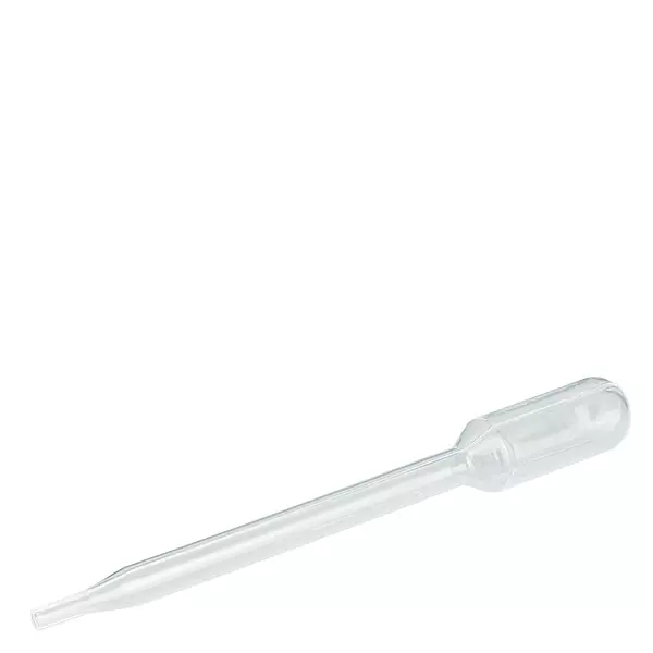 Pipeta transferowa, objętość nominalna: 1 ml, (dł. x szer.): 87 x 10 mm, materiał: LD-PE, przezroczysta, wielkość kropli: 30 µl - 45 µl, 750 sztuk/karton Pipeta transferowa, objętość nominalna: 1 ml, (dł. x szer.): 87 x 10 mm, materiał: LD-PE, przezroczysta, wielkość kropli: 30 µl - 45 µl, 750 sztuk/karton