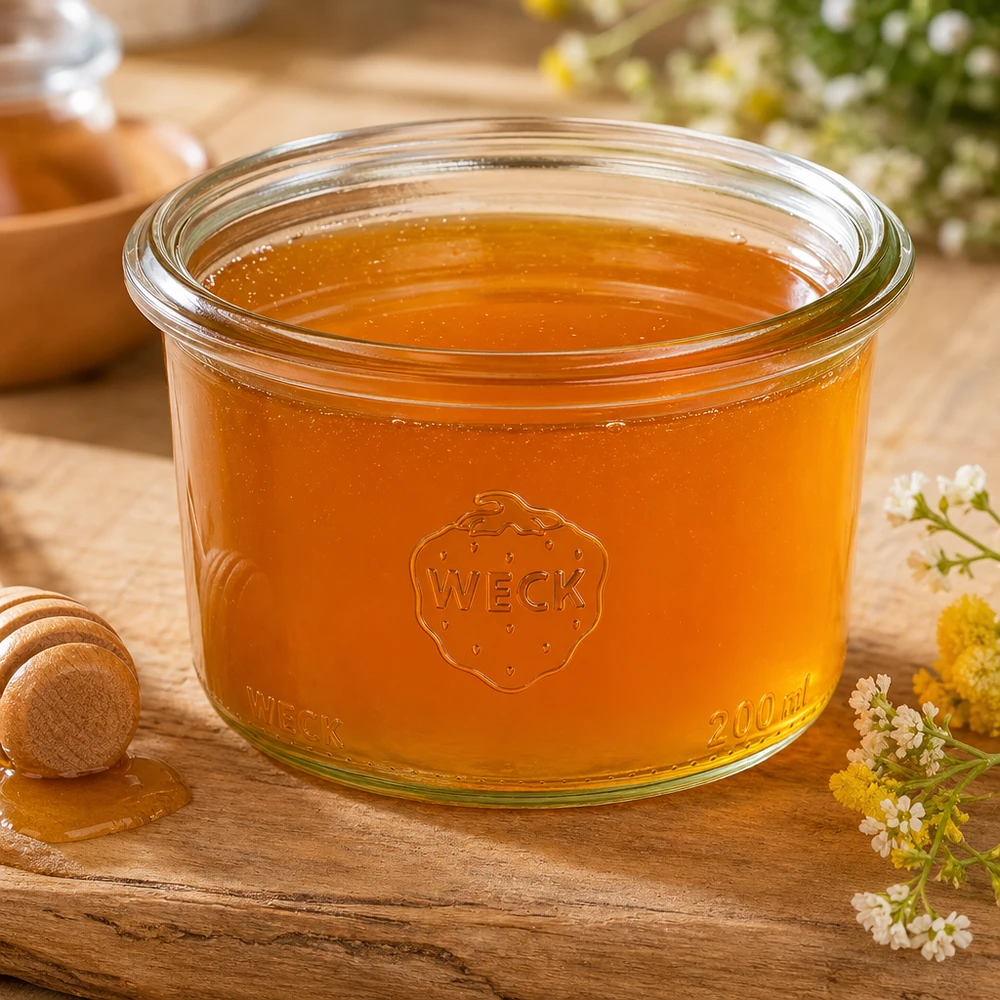 Słoik z płaskim dnem WECK RR80, 200 ml Słoik z płaskim dnem WECK RR80, 200 ml