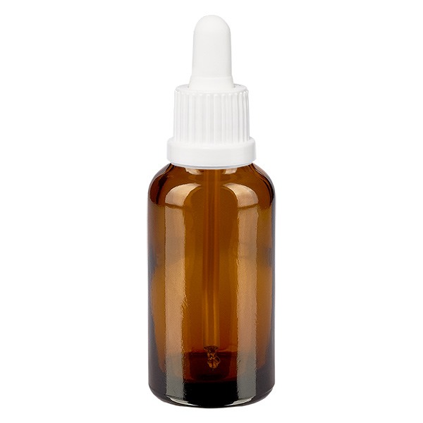 Butelka z pipetą 30 ml biała OV BrownLine UT18/30