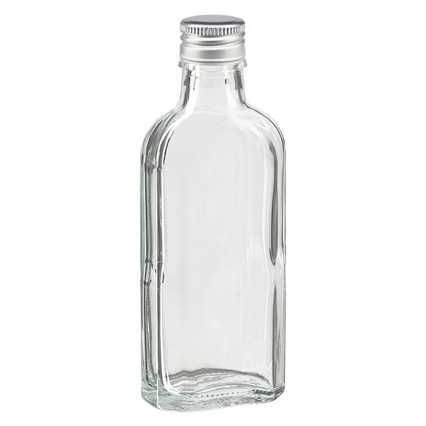 100 ml Meplat przezroczysty z aluminiowym kapslem srebrny PP22 100 ml Meplat przezroczysty z aluminiowym kapslem srebrny PP22